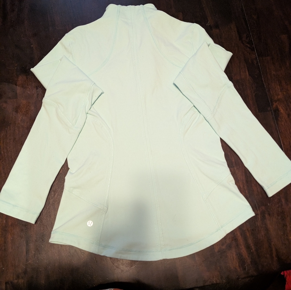 Lululemon Define Jacket Women's 10 Aqua Jacket - Picture 5 of 7